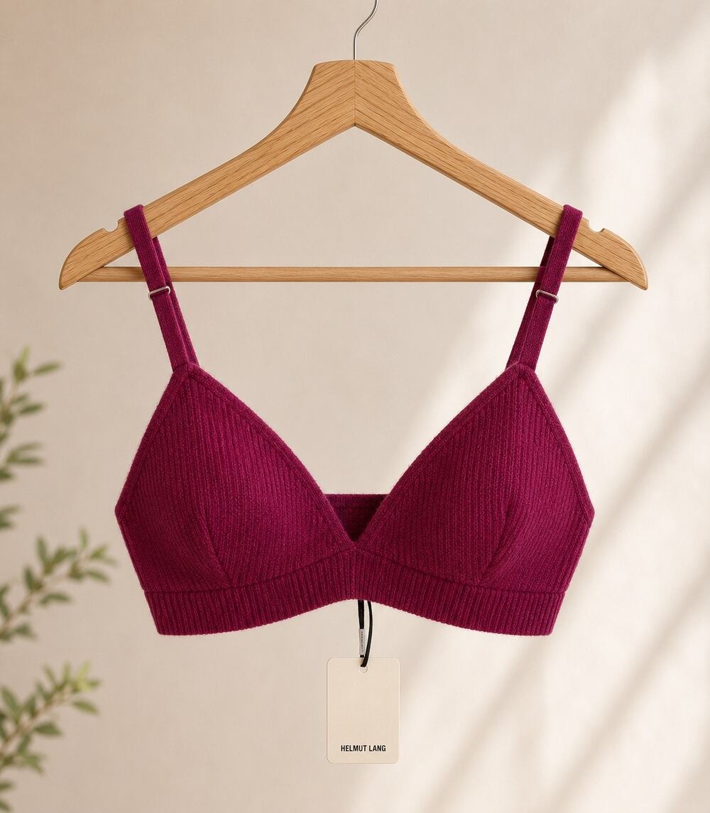 NWT: Helmut Lang Berry Bra in size M/L
